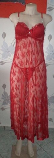 camisola renadada com calcinha